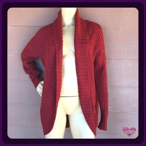 Mossimo Supply Co. Red Cardigan